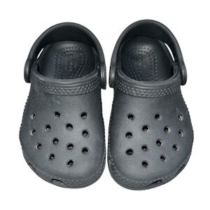 Crocs Kids Black Classic Clogs Shoes Toddler size 6